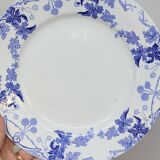 6 Petites Assiettes Plates K. G. Lunéville Modèle Lautrec Art Nouveau Décor