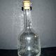 Vintage glass bubble carafe bottle from Biot H24cm