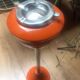 70s metal stand ashtray