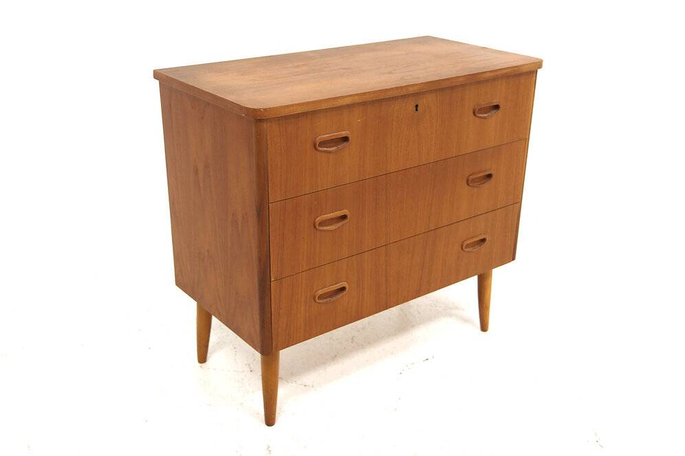 Scandinavian teak chest of drawers, Sweden, 1960