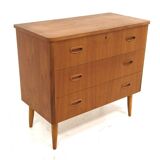 Scandinavian teak chest of drawers, Sweden, 1960