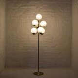 Lampadaire tulipe à 7 feux.