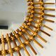 Authentic rattan sun mirror 60s