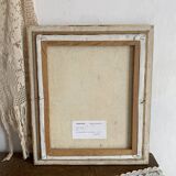 Still life bouquet of chrysanthemums, oil on canvas