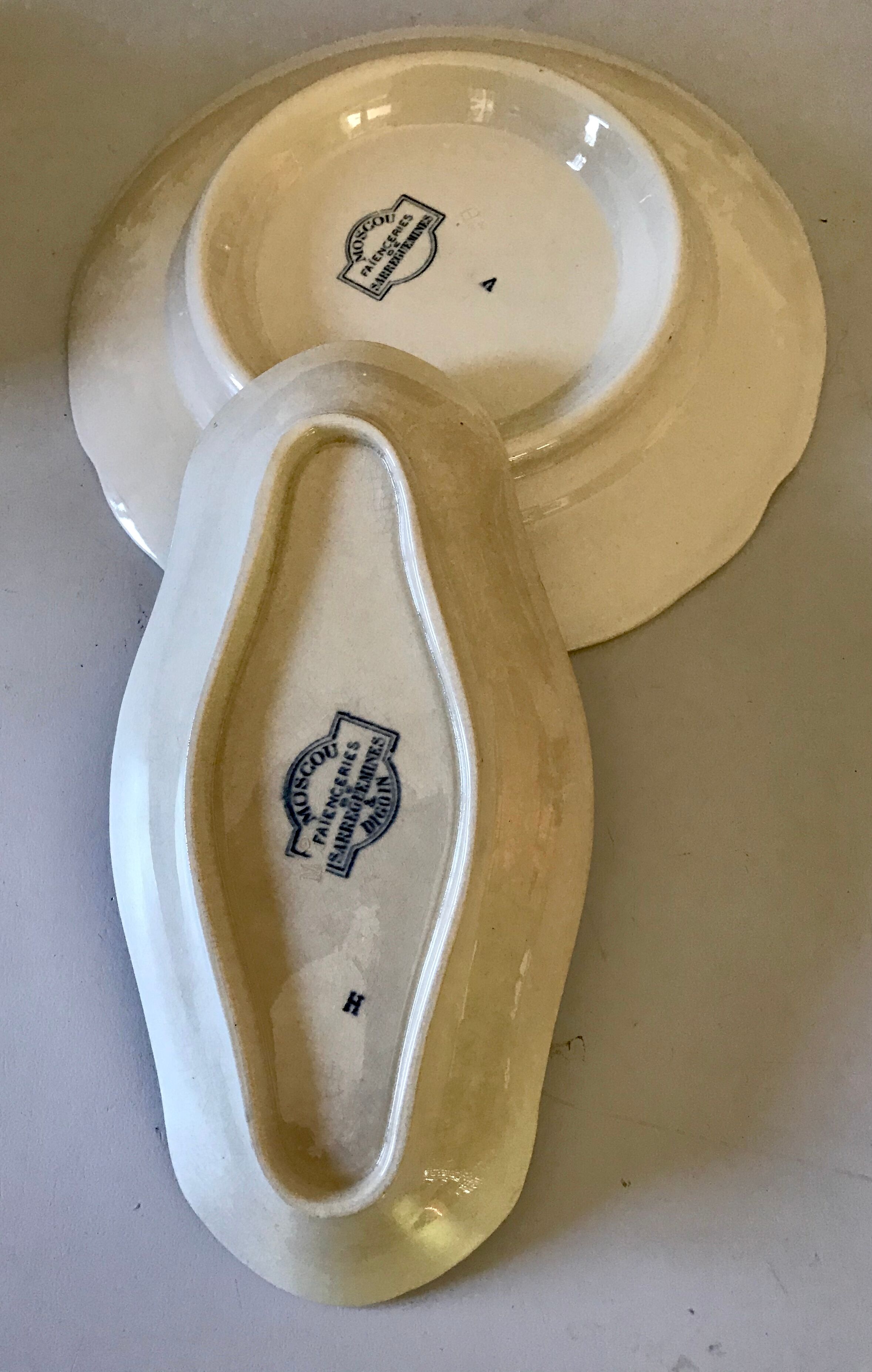 Ceramic dishes Sarreguemines