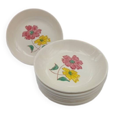 8 old hollow calotte plates