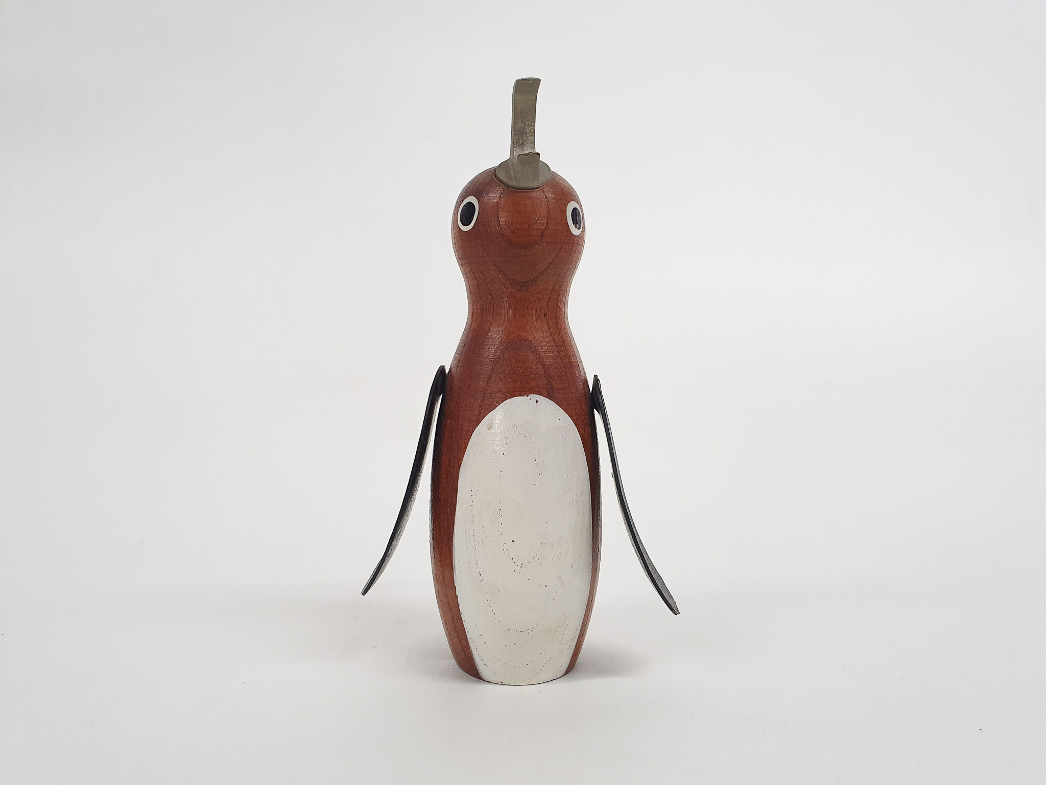 Kay Bojesen style wooden penguin bottle opener