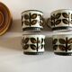 Set of 4 cups of rambouillet 1960 lunches from Boch Belgium