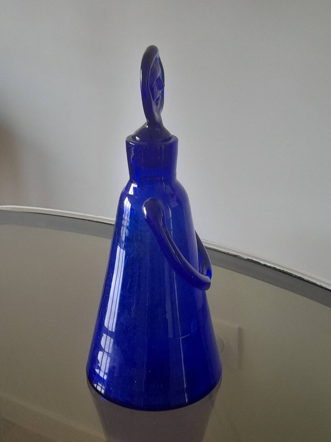 Decanter bottle sculpture by Erik Hoglund