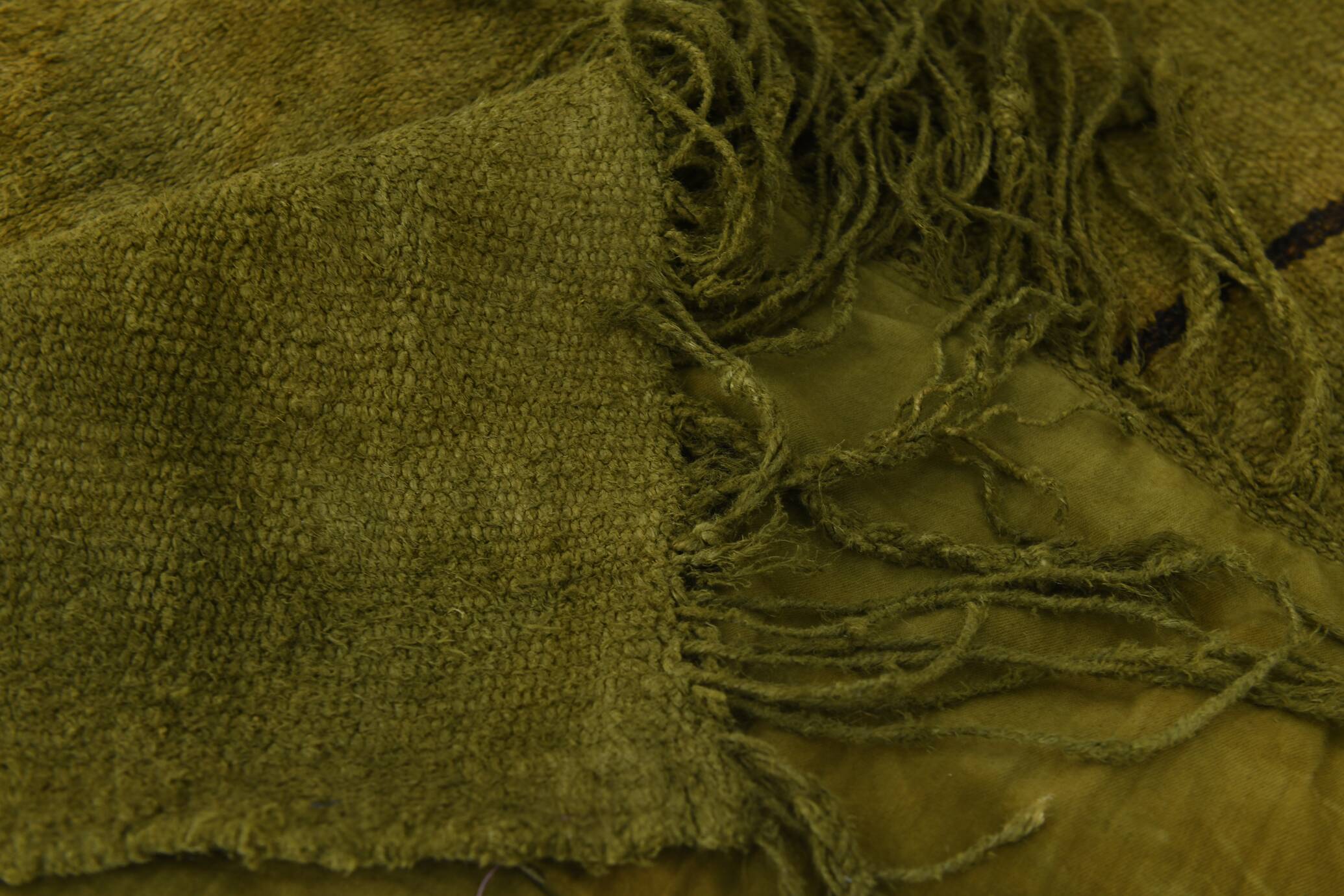 5x7 Shades Of Green Vintage Kilim Rug, 143x220Cm