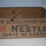 Old wooden Nesle case