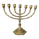 Antique brass chandelier, Israel