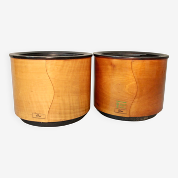 Pair of Hobby Flower Pots Cover with Interior