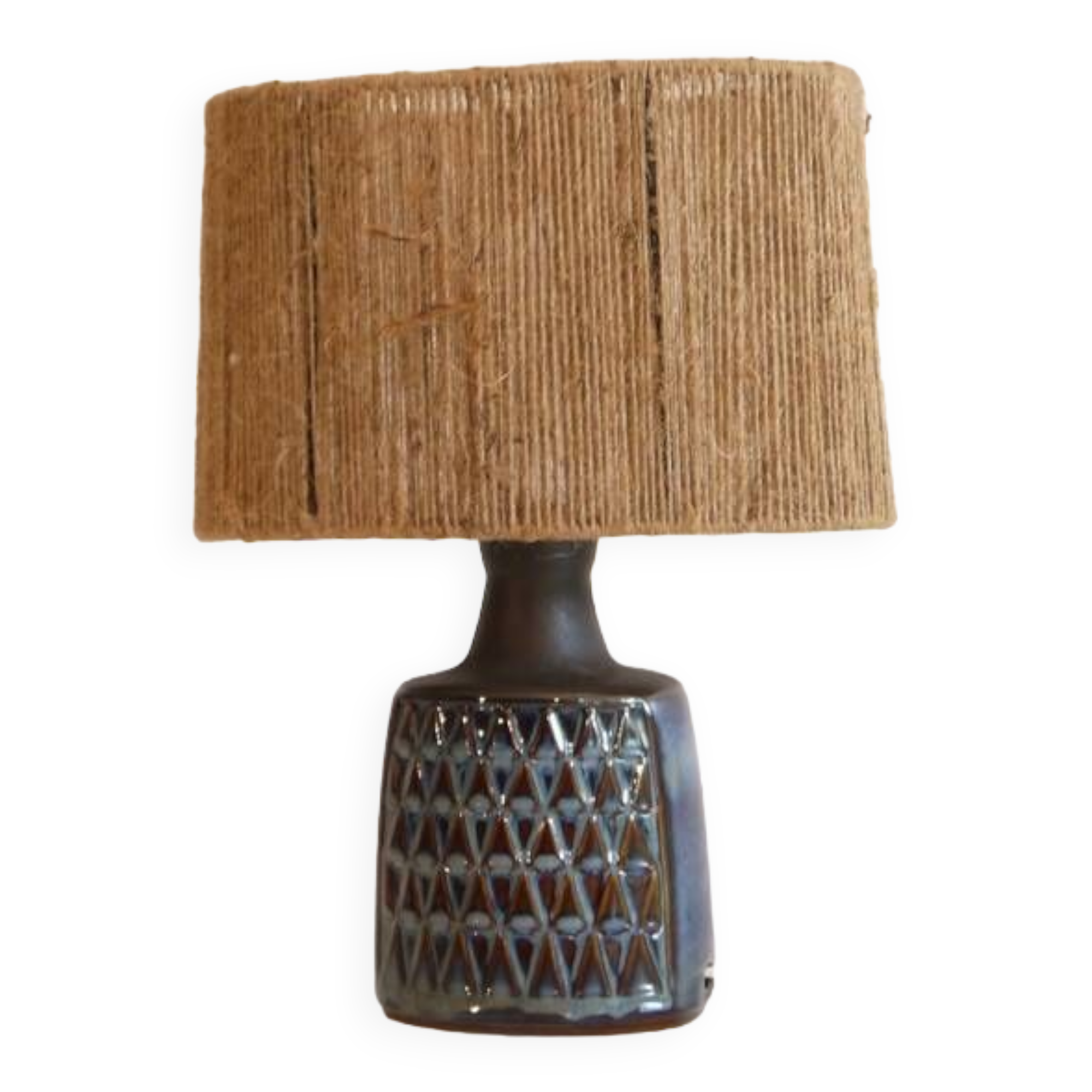 Lampe danoise en ceramique de Einar Johansen 1960