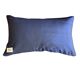 Navy blue and beige Kachin cushion cover (RIDA)