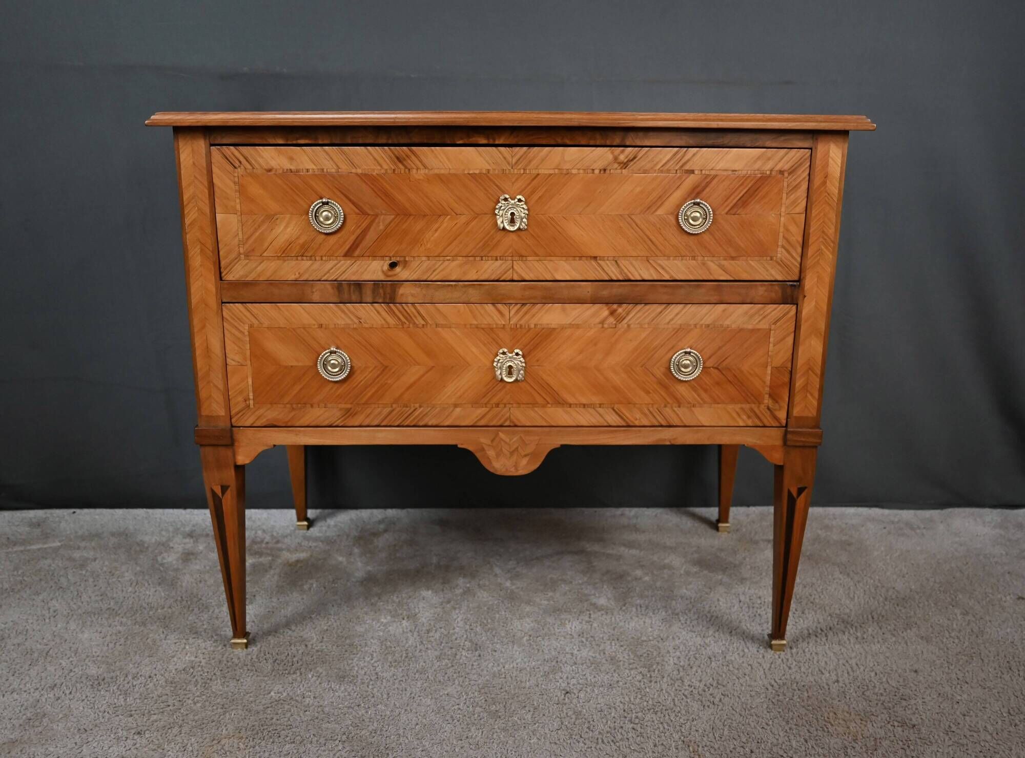 Marquetry Commode, Louis XVI Style – 1st part of the 20th century