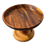 Standing wooden bowl