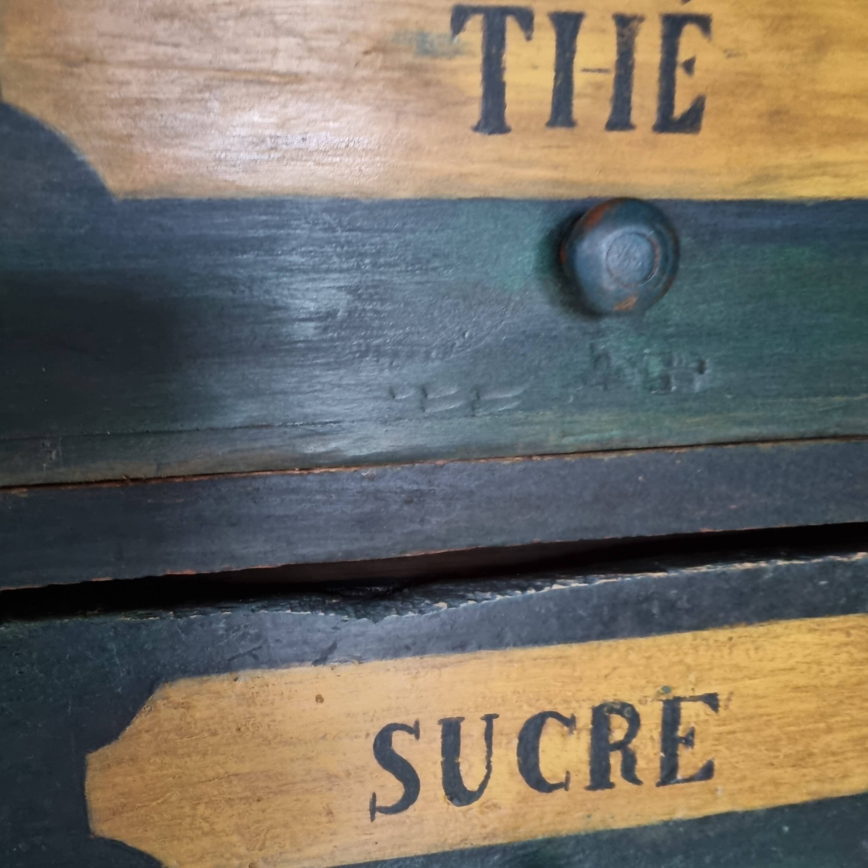 19th century mountain grocery cabinet