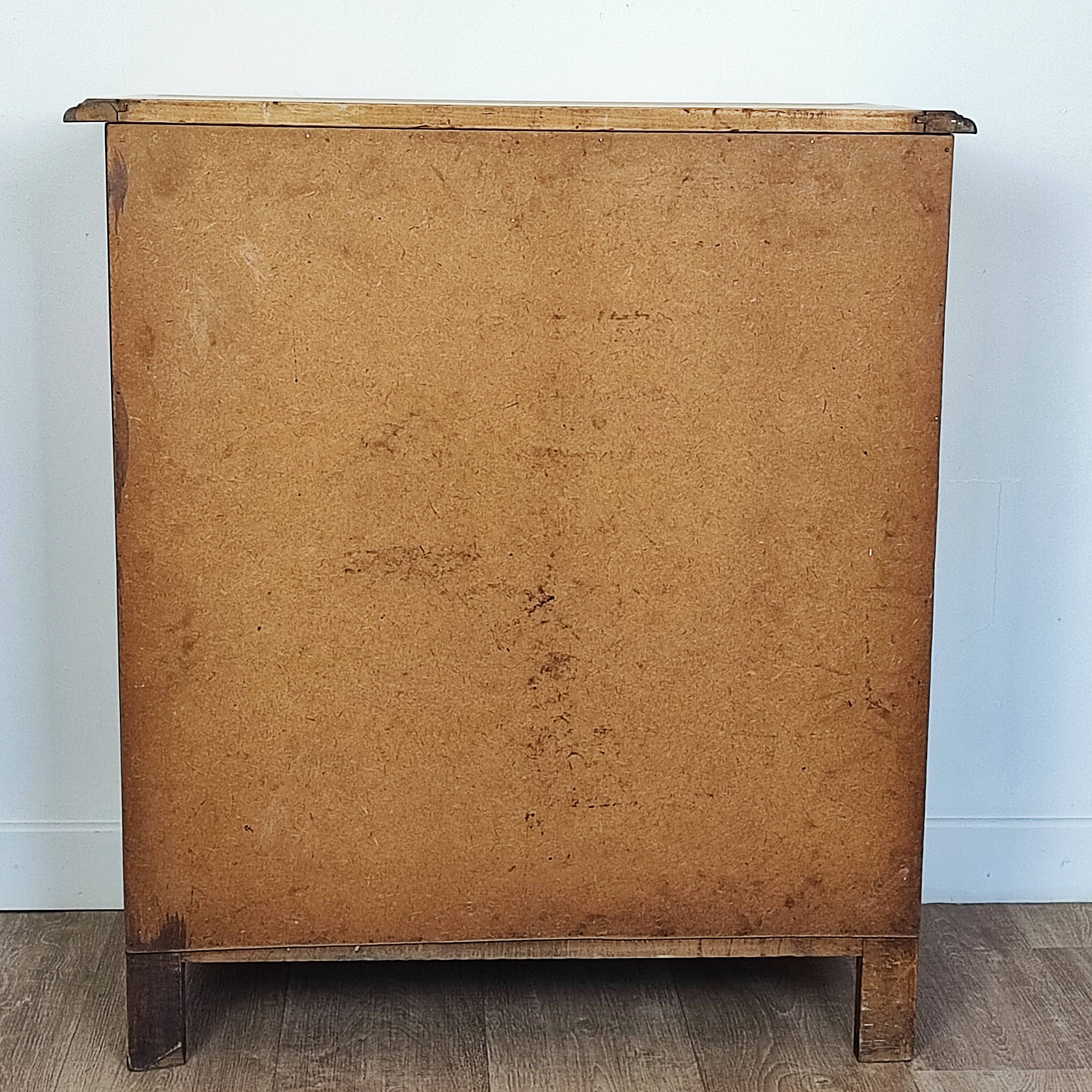 Commode Art Déco bois brut