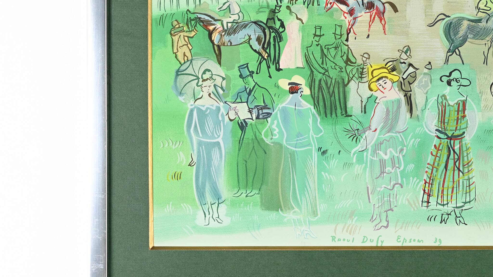 Charles Sorlier, Epsom 39 (after Raoul Dufy). Lithograph. c.1960.