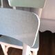 Lot de 4 chaises bistrot Baumann en bois et formica