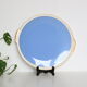 Blue ceramic dish and golden edges, Villeroy and Boch, vintage