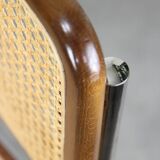 Pair of vintage Cesca B32 brown chairs by Marcel Breuer