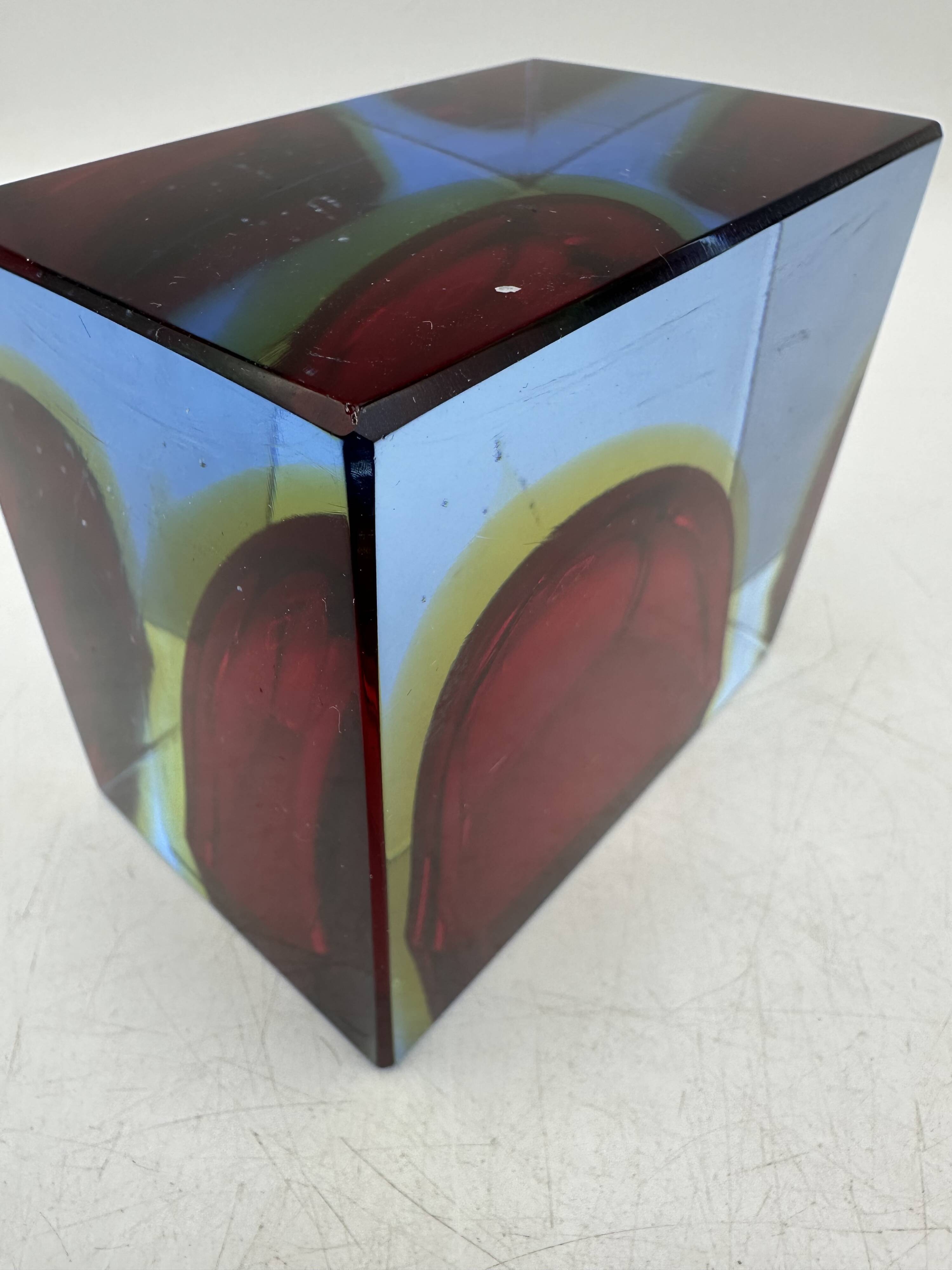 Sommerso Murano ashtray or pocket emptier 1960