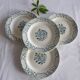 Ensemble de 4 assiettes à dessert Digoin Sarreguemines Modèle Versailles
