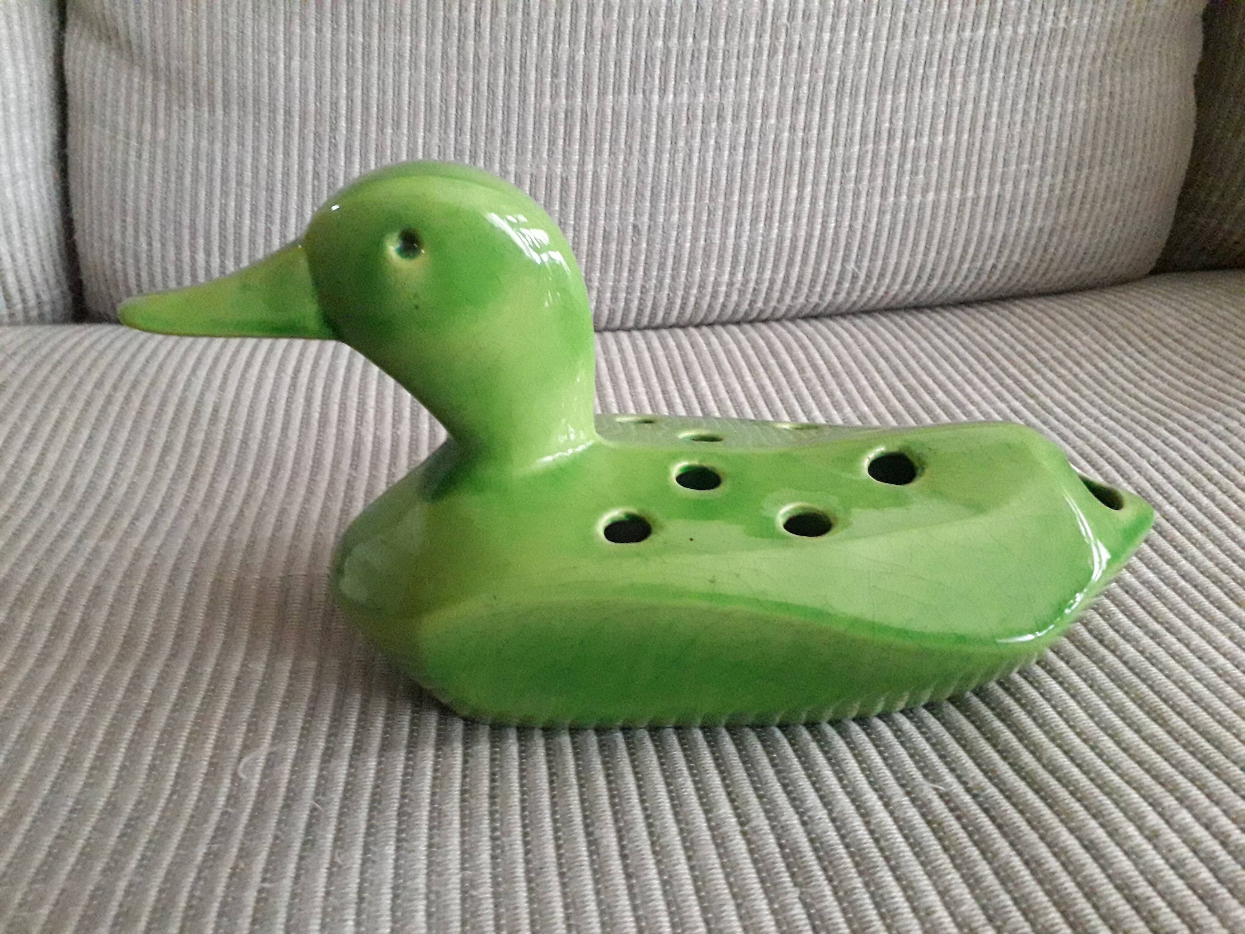 Vintage ceramic duck