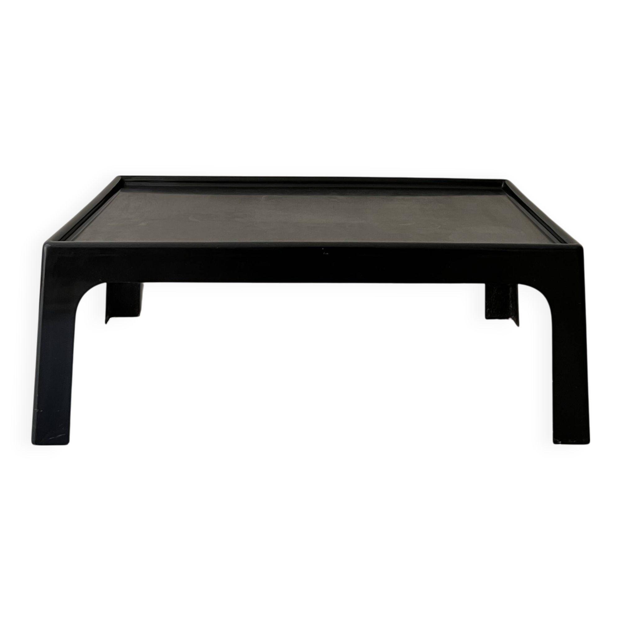 Space Age coffee table in black fiberglass, 1970s design