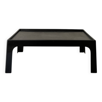 Space Age coffee table in black fiberglass, 1970s design
