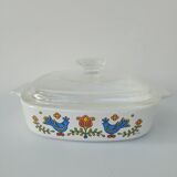 Pyrex pyroflam dish made in Holland 70's