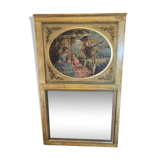 Wooden trumeau and gilded stucco - 175x105cm