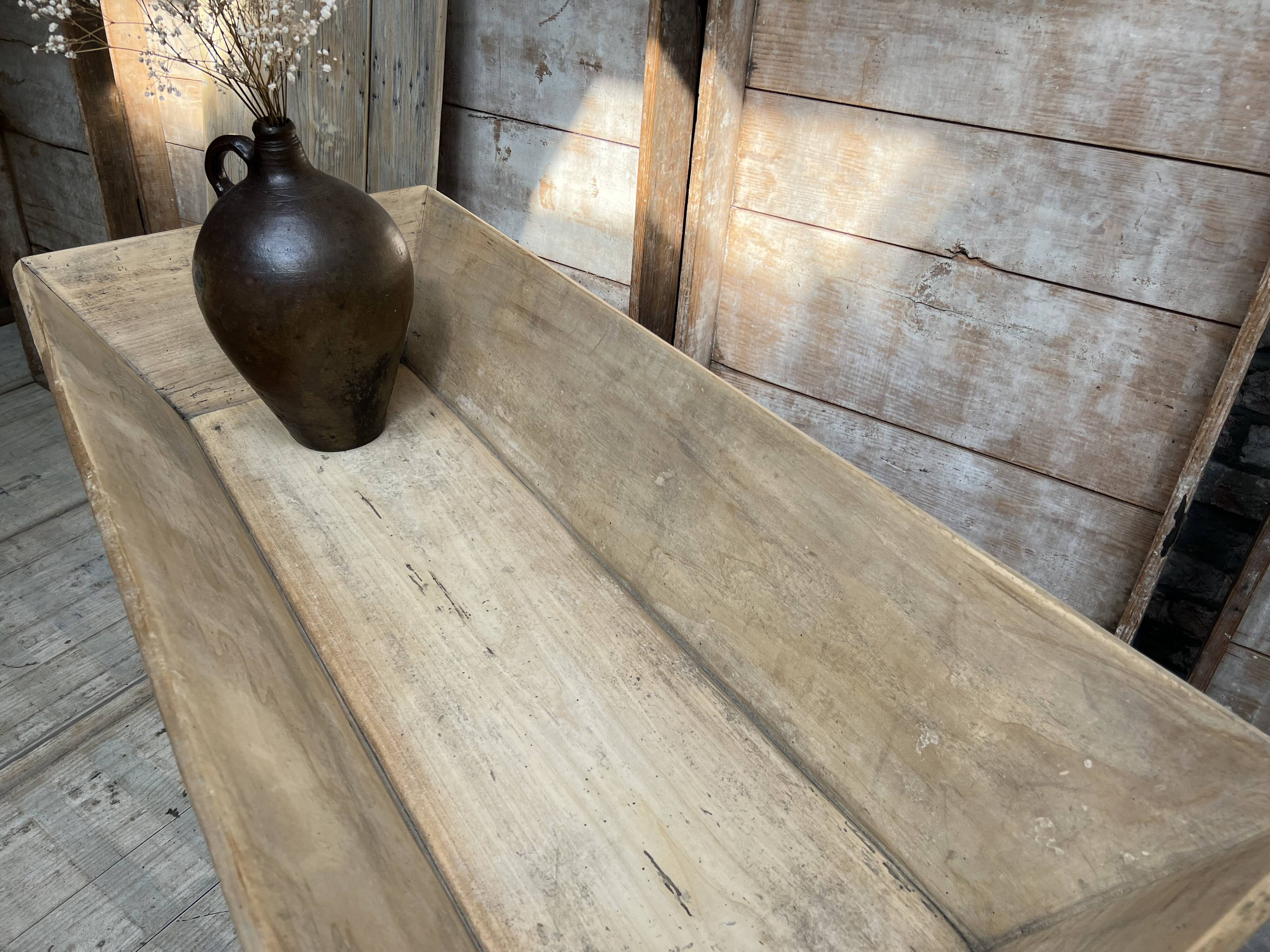 Light-wood pedestal bread maker furniture