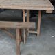 Table de ferme pliante 250 cm, 8/10 personnes