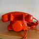 Vintage Socotel orange dial phone, 1971