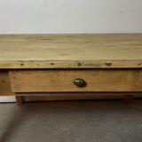 Light pine coffee table