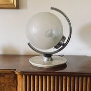 Murano glass spherical table lamp, Mazzega Italy 1970s