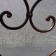 série de 4 fauteuils de jardin fer forgé