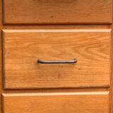 1950s schoolmaster's desk in solid oak