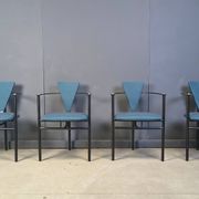 Vintage dining chairs by Belgochrom, set of 4 - 1980s