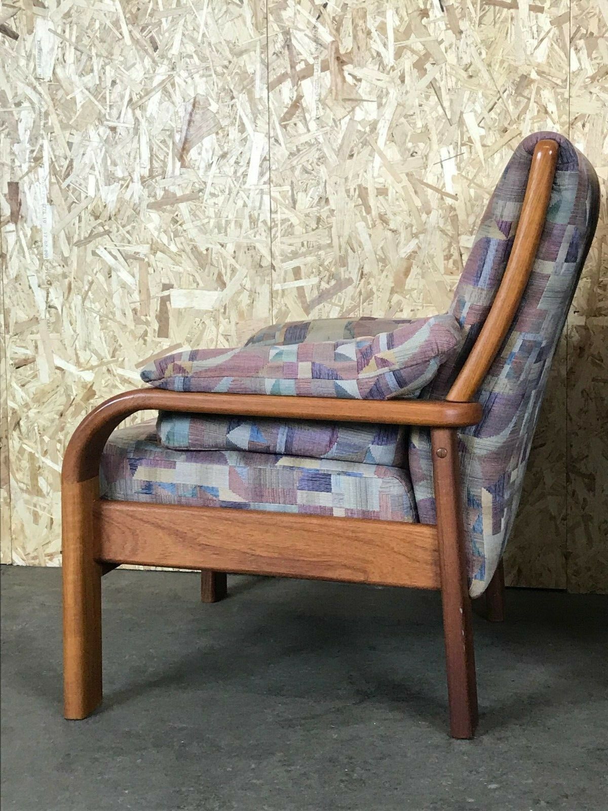 2x 60s 70s Teak Easy Chair Olsen & Laursen Danish Design Denmark