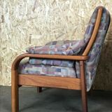 2x 60s 70s Teak Easy Chair Olsen & Laursen Danish Design Denmark