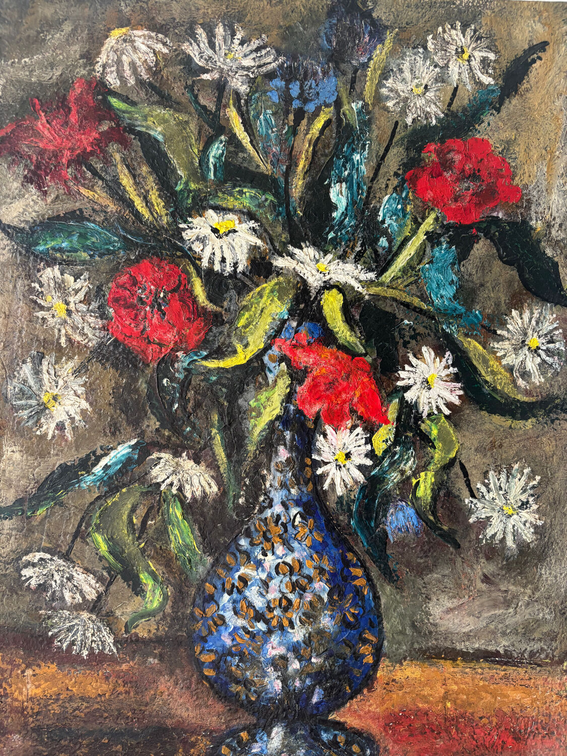 Signed bouquet of flowers