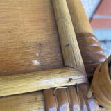 Vintage rattan shelf