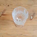 Service of 6 crystal wine glasses