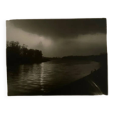 Josef SUDEK, The Lab River at Dusk. Vintage silver print. 1955