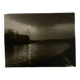 Josef SUDEK, The Lab River at Dusk. Vintage silver print. 1955
