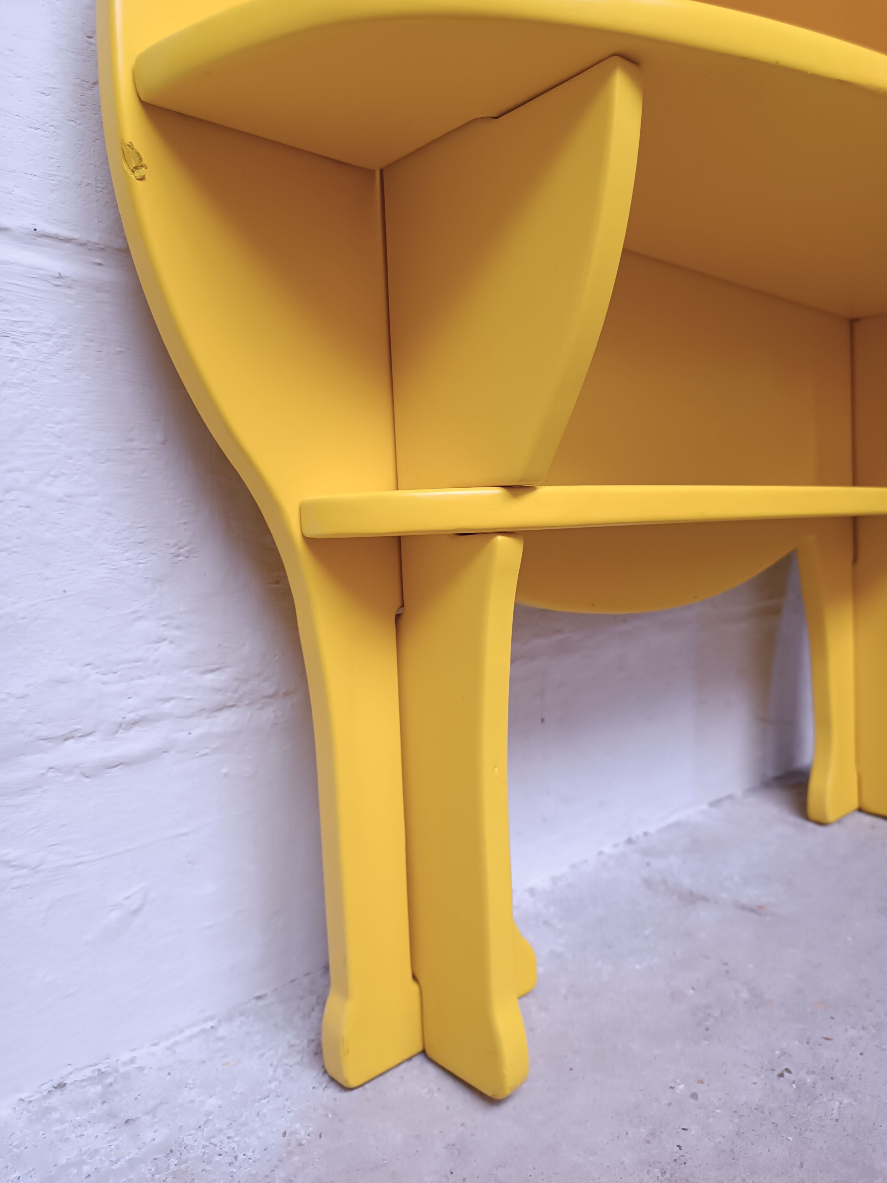 Habitat elephant wood bookcase 1980